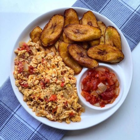 Plantain and Egg Sauce